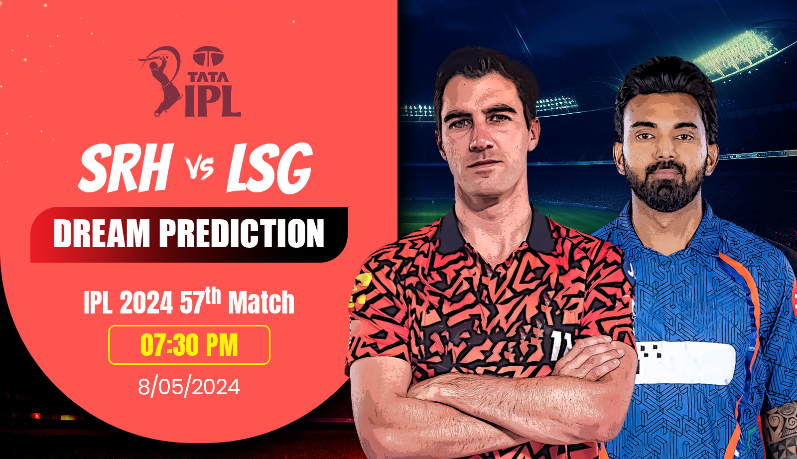 IPL-2024-SRH-vs-LSG-Match-Prediction-Fantasy-tips-Playing-11s-Pitch-and-Weather-Report-Injury-Update-and-Head-to-Head-Record