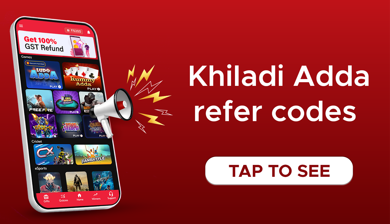 Khiladi-Adda-Refer-Codes